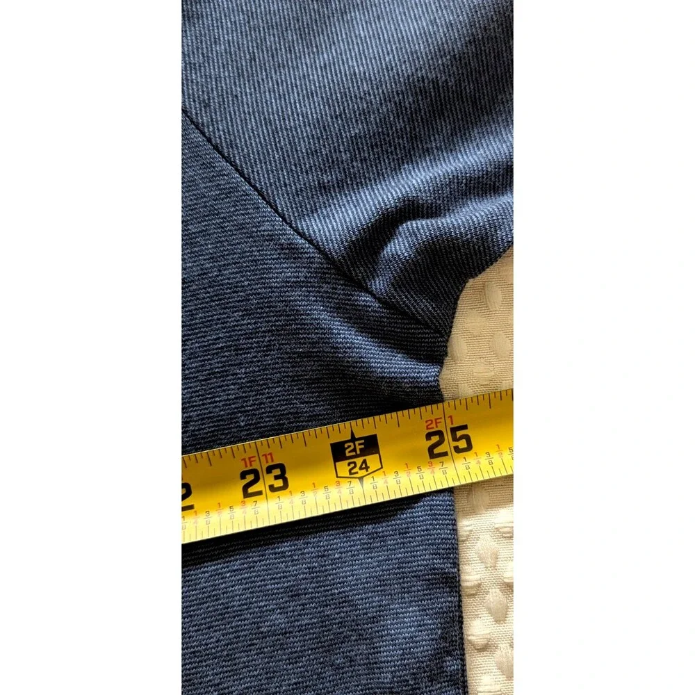 Banana Republic Men's XXL Cotton Short Sleeve Textured T-Shirt Slate Blue NEW